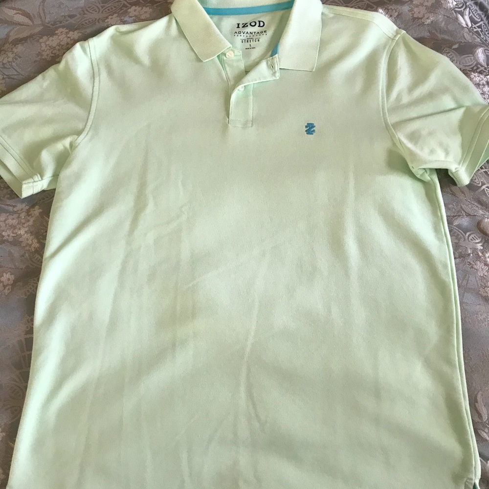 IZOD polo-  advantage performance natural stretch